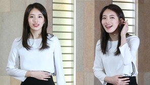 수지, ‘오피스 어택’ 깜짝 이벤트… 물오른 여신미모 ‘눈길’