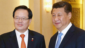 訪中 鄭의장, 시진핑 만나