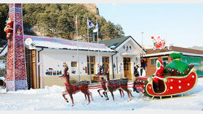 [대구/경북]‘산골 오지’ 봉화 분천역, 산타마을로 단장