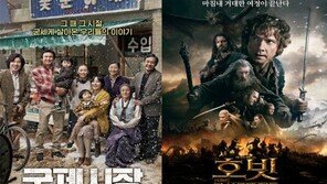 ‘국제시장’, 경쟁작 ‘호빗3’ 누르고 박스오피스 1위 “흥행 청신호”