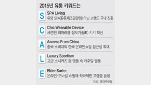 2015년 유통 키워드는 ‘SCALE’