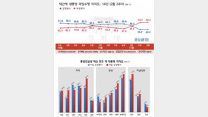 박 대통령 일간 지지율, 통진당 해산 결정후 급상승