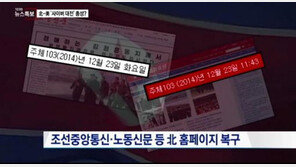 북한, 인터넷망 복구… 노동신문 사이트 ‘정상’ 업데이트 수행 중