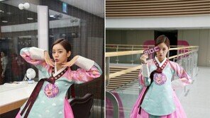 ‘mbc 가요대제전’ 혜리, 한복 입고 찰칵…귀요미 4종 세트 공개