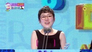 MBC 연예대상 박슬기, 구두 벗어던지며 “리포터계의 송해 되겠다”