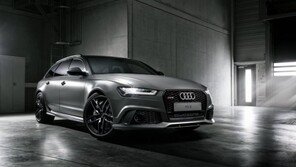 아우디 RS6 공개, 회색 차체 560마력의 카리스마