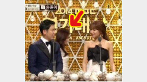 ‘MBC 연기대상’ 신인상 고성희… 퇴장하다 MC석 난입 ‘방송 사고’