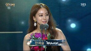 연기대상에서 애정 과시한 한예슬의 연인 테디, 한해 저작권료만 9억