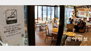 5000원 내니 달랑 한갑… 카페선 “흡연석 없어요” 