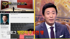 썰전 김범수, 블로그 방문자 폭발? “강용석에 비하면 조족지혈”