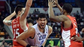 KCC 하승진, 삼성 여성 관중의 야유에 관중석 돌진…무슨 상황?