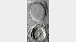 NASA 화성 표면 스마일(smile) 포착 사진 공개, 수성에도 웃는 얼굴이?