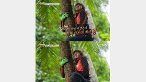 ‘정글의법칙’ 손호준 바로, 코코넛 나무 타다 사투리 ‘버럭’ “진짜 열받게 하네잉” 