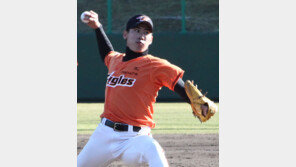 한화 김정민의 배짱투, 야신의 마음을 잡아라