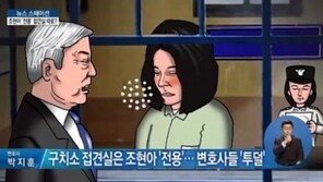 조현아 구치소 갑질 논란, 변호인 접견실 장시간 차지…‘수감자 불만 토로’