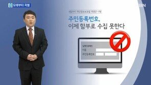 주민번호 수집 단속, 무단 수집행위 엄정 처분…‘과태료 3000만 원’