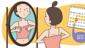 조기발견땐 생존율 90%…한달에 한번 유방 만져보세요
