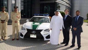렉서스 RC F, 두바이 경찰차 대열에 합류