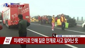 영종대교 60중 추돌 사고, 원인이 안개?…사고당시 가시거리 10여 미터로 알려져