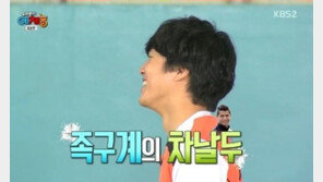 ‘우리동네 예체능’ 차태현, 호날두 뺨치는 족구실력에 ‘차날두’ 별명 하사