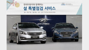 현대기아차, 설날 특별점검 “17~20일, 고속도로 휴게소에서”