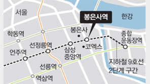 “봉은사역” vs “코엑스역”