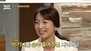 왕혜문 “비키니, 시어머니가 수선해”… ‘근육질 몸매’ 자랑