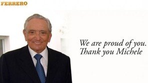 밸런타인데이에 사망, 초콜릿 명가 페레로 그룹 회장… 악마의 초콜릿 잼 ‘누텔라’로 유명