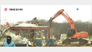 구룡마을 주민자치회관 철거, 주민 안전위해 시급