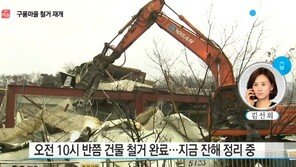 구룡마을 주민자치회관 철거 “주민들을 안전하게 이주시킨 뒤 개발 진행”