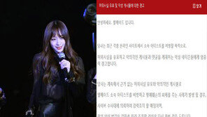 EXID 하니 공식입장 “허위사실 유포-악의적 게시물, 합의 없이 법적 절차”