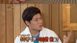 ‘해피투게더’ 장위안, “中 세뱃돈 만원주면 치사한 사람, 보통…”