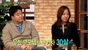 둘째 임신 소유진, "부모님 나이차 30세...단 한번도 싸운적 없다"