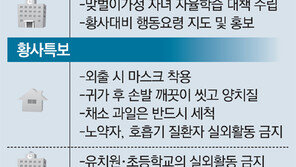 마스크 쓴 한반도… “우리 애 어린이집 보내도 될까”