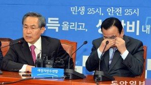 우윤근 “청문회 못 도와드려서…” 눈물에 李총리도 눈물 닦아