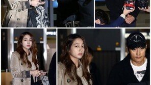 ‘귀국’ 이병헌·이민정, 수척해진 얼굴에도 ‘한껏 꾸민 패션’