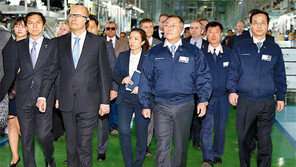 체코총리, 현대車 울산공장 방문