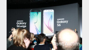 갤럭시S6 공개…메탈 테두리+배터리 일체형의 무선충전 방식 적용