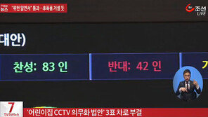 어린이집 CCTV 의무화 ‘부결’… 갑자기 ‘사생활 침해’ 이유