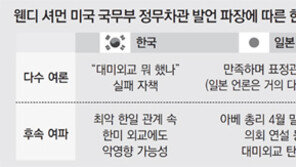 셔먼에 발등 찍히고도… 속앓이만 하는 외교부