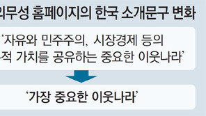 日 또 도발, ‘한국과 기본적가치 공유’ 삭제…공식 설명 요구했더니?
