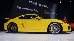 [제네바모터쇼]포르쉐, 고성능 스포츠카 카이맨 GT4 공개