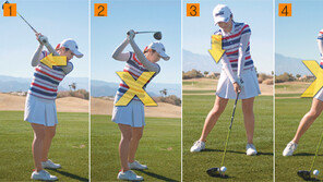 [르꼬끄골프와 함께하는 이보미의 힐링골프] 다운스윙 때 오른쪽 어깨를 내리는 게 포인트