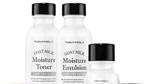 토니모리, 프리미엄 내추럴스 산양유 스킨케어 라인 출시