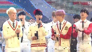 ‘인기가요’ 빅스, ‘이별공식’ 으로 1위 차지…지상파 트리플크라운 달성