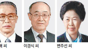 청관대상, 박붕배-이경식-변주선씨