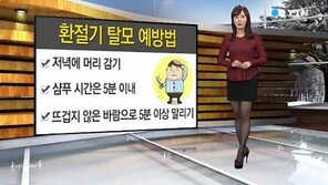 환절기 탈모 예방법, ‘저녁시간, 5분’ 핵심