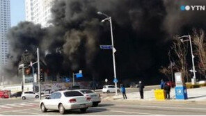 송도 아파트 공사 현장 화재 재산피해 有, 인명피해 無…소방당국 원인 조사 中