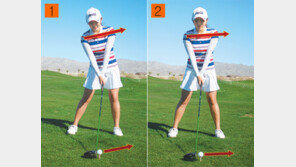 [르꼬끄골프와 함께하는 이보미의 힐링골프] 어드레스 때 몸의 오른쪽을 왼쪽보다 낮게