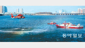 119특수구조단 ‘한강 인명구조 훈련’